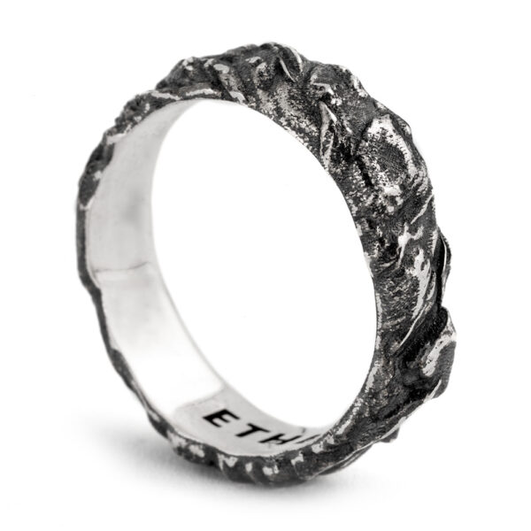 Thin Stone Carved Band